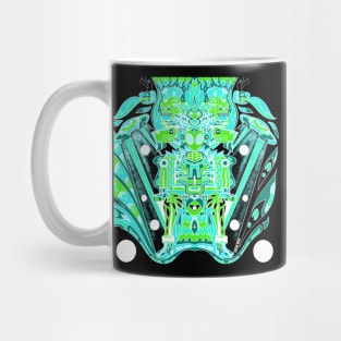 the alien moebius chair traveling in mexican hell ecopop Mug